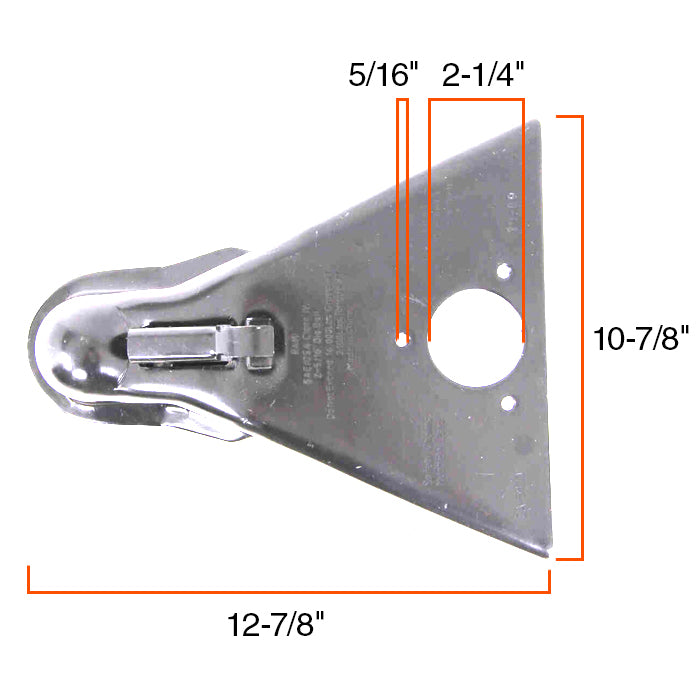 Coupleur en V 2 5/16" 14K zinc RAM - RecreaShop