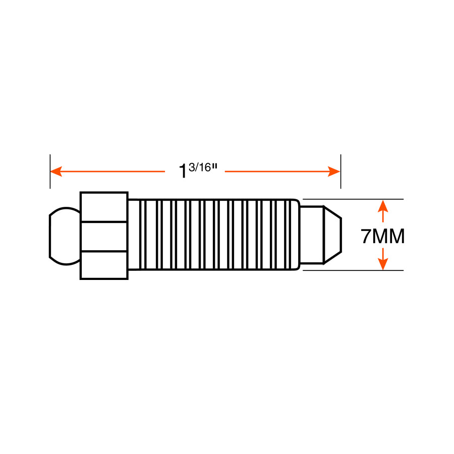Boulon de purge 7mm pour frein 2K (après janvier 1997) DEXTER - RecreaShop