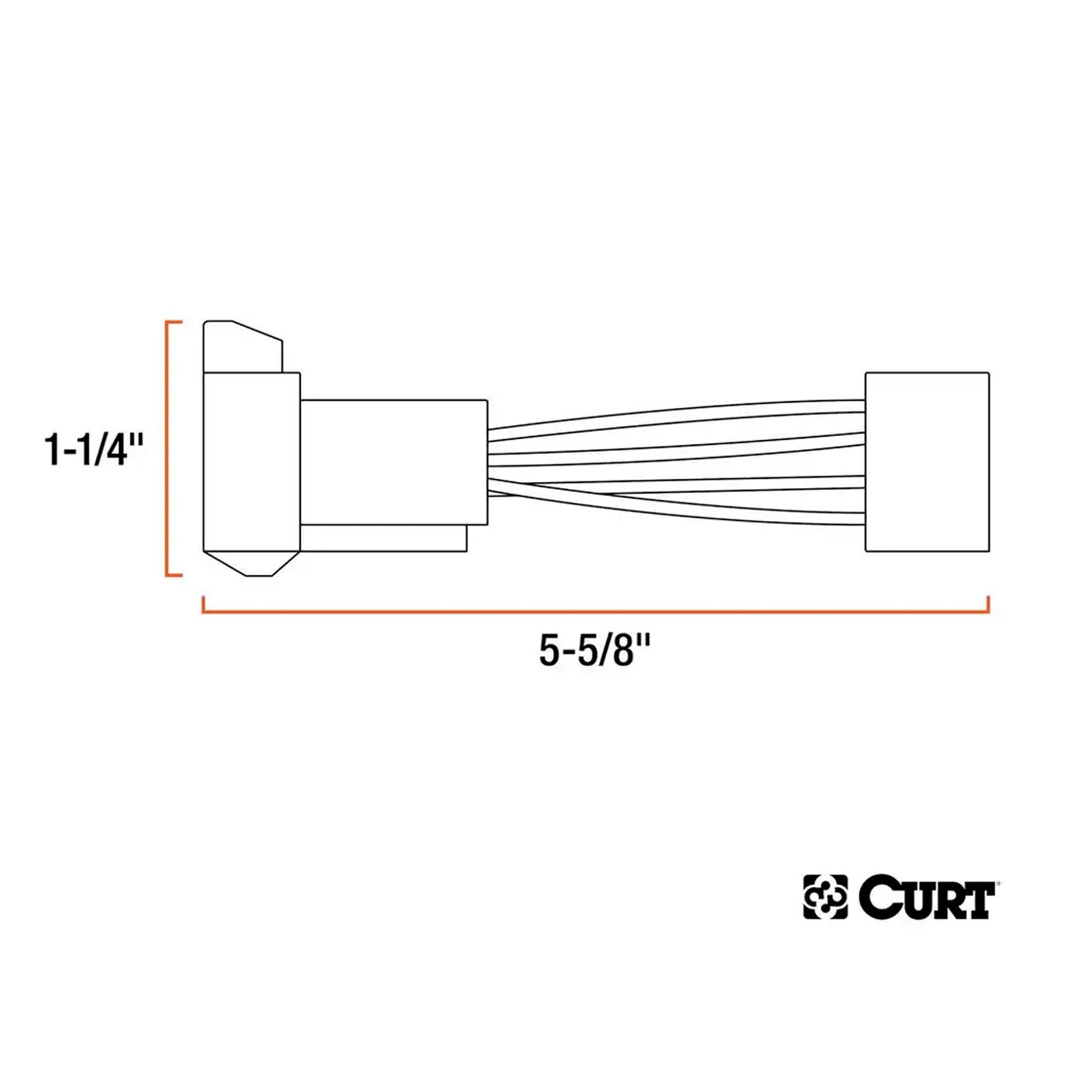 Fil adaptateur pour contrôle de frein (compatible pour compétiteur) CURT - RecreaShop