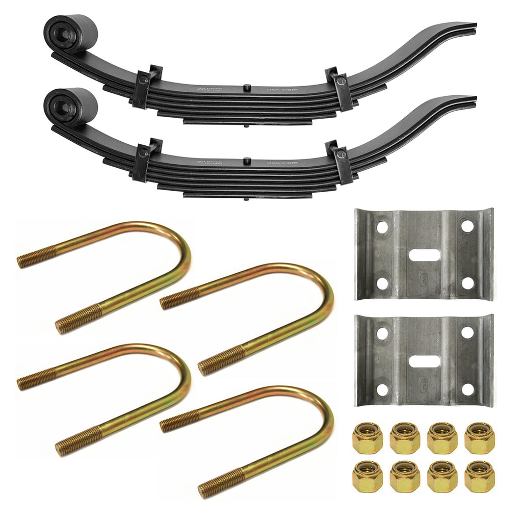 Ensemble de ressorts 16K HD à glissière 6L 30,5" x 3" pour tube 5" avec quincaillerie - RecreaShop