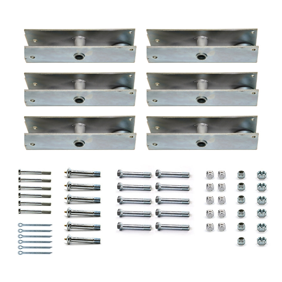 Quincaillerie quadruple industrielle 6K stabilisateur 13" zinc sans main d'attache - RecreaShop