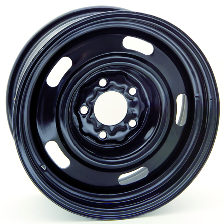 Roue d'acier 15x6 5x114.3 ET7 CB70.6 Noir - Récréashop