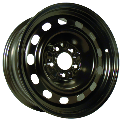 Roue d'acier 16x7 5x114.3 ET12 CB70.6 Noir - Récréashop