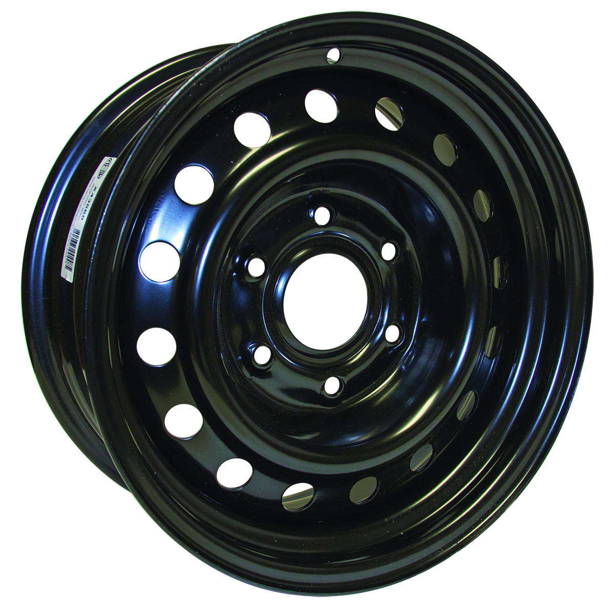 Roue d'acier 16x7 6x139.7 ET16 CB78.1 Noir - Récréashop