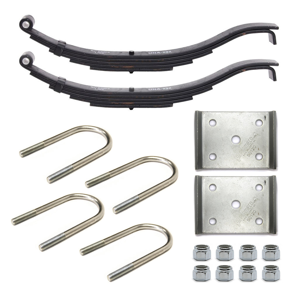 Ensemble de ressorts 7K à glissière 5L 25 1/2" x 2" pour tube 3" avec quinc. - RecreaShop