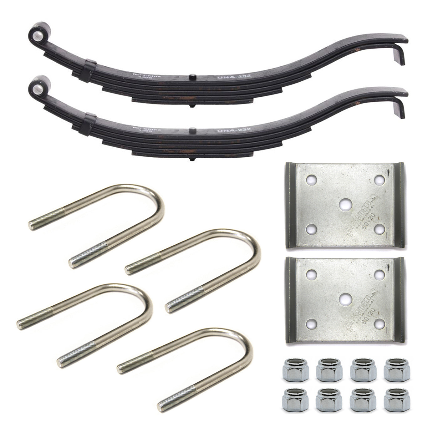 Ensemble de ressorts 7K à glissière 5L 25 1/2" x 2" pour tube 3" avec quinc. - RecreaShop