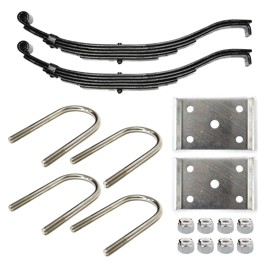 Ensemble de ressorts 7K à glissière 5L 25 1/2" x 2" pour tube 3 1/2" bushing 5/8" avec quinc. - RecreaShop