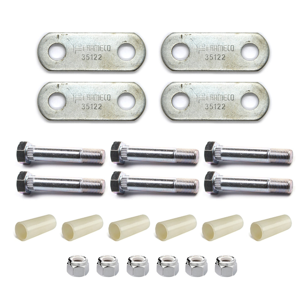Quincaillerie simple 2K-3,5K avec liens mobiles longs et bushings de nylon sans main d'attache - RecreaShop