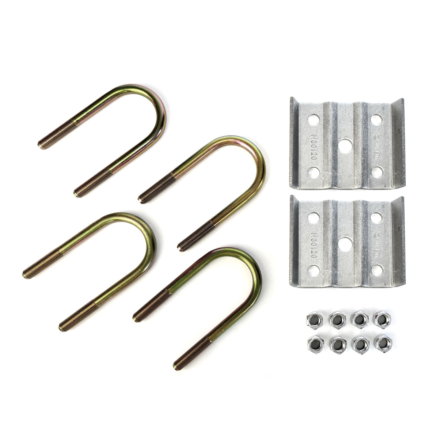 Ensemble de fixation de ressort 2" pour essieu 3,5K tube 2 3/8" (en boîte) FRAMECO - RecreaShop