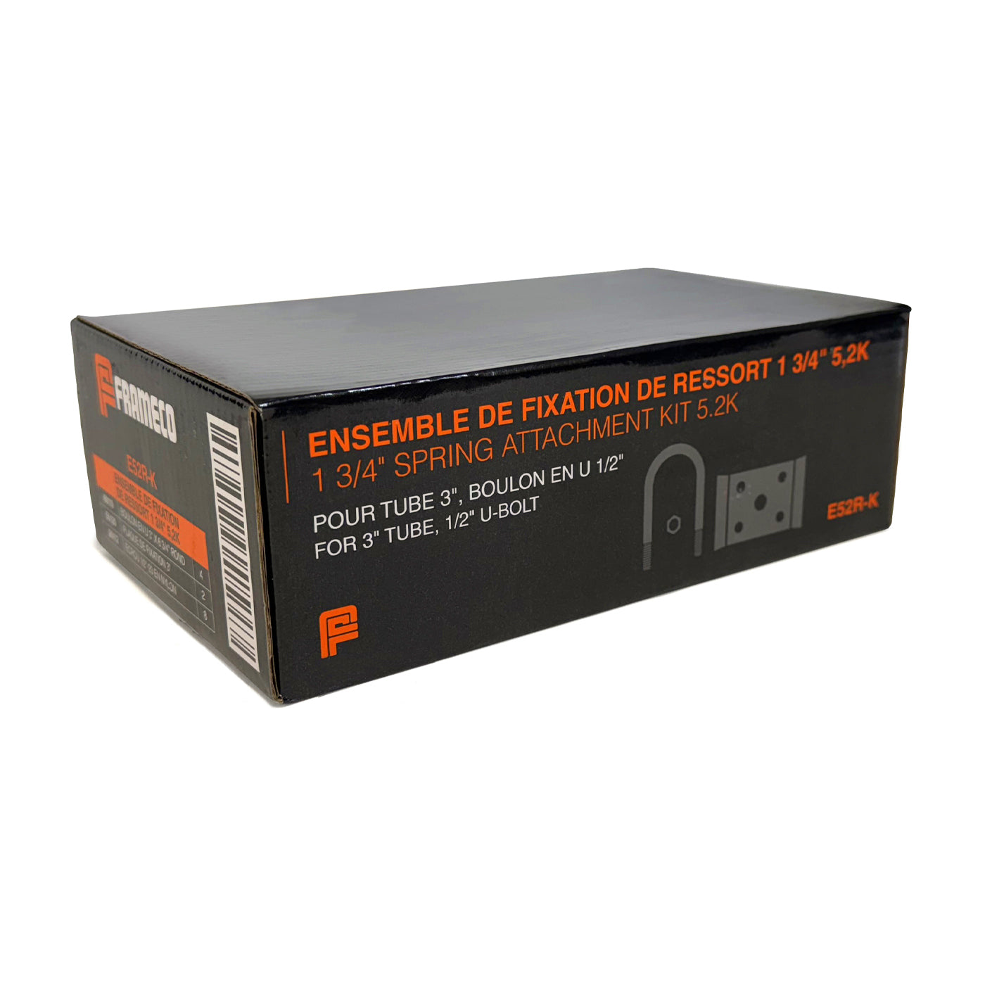 Ensemble de fixation de ressort 1 3/4" pour essieu 5,2K (en boîte) FRAMECO - RecreaShop