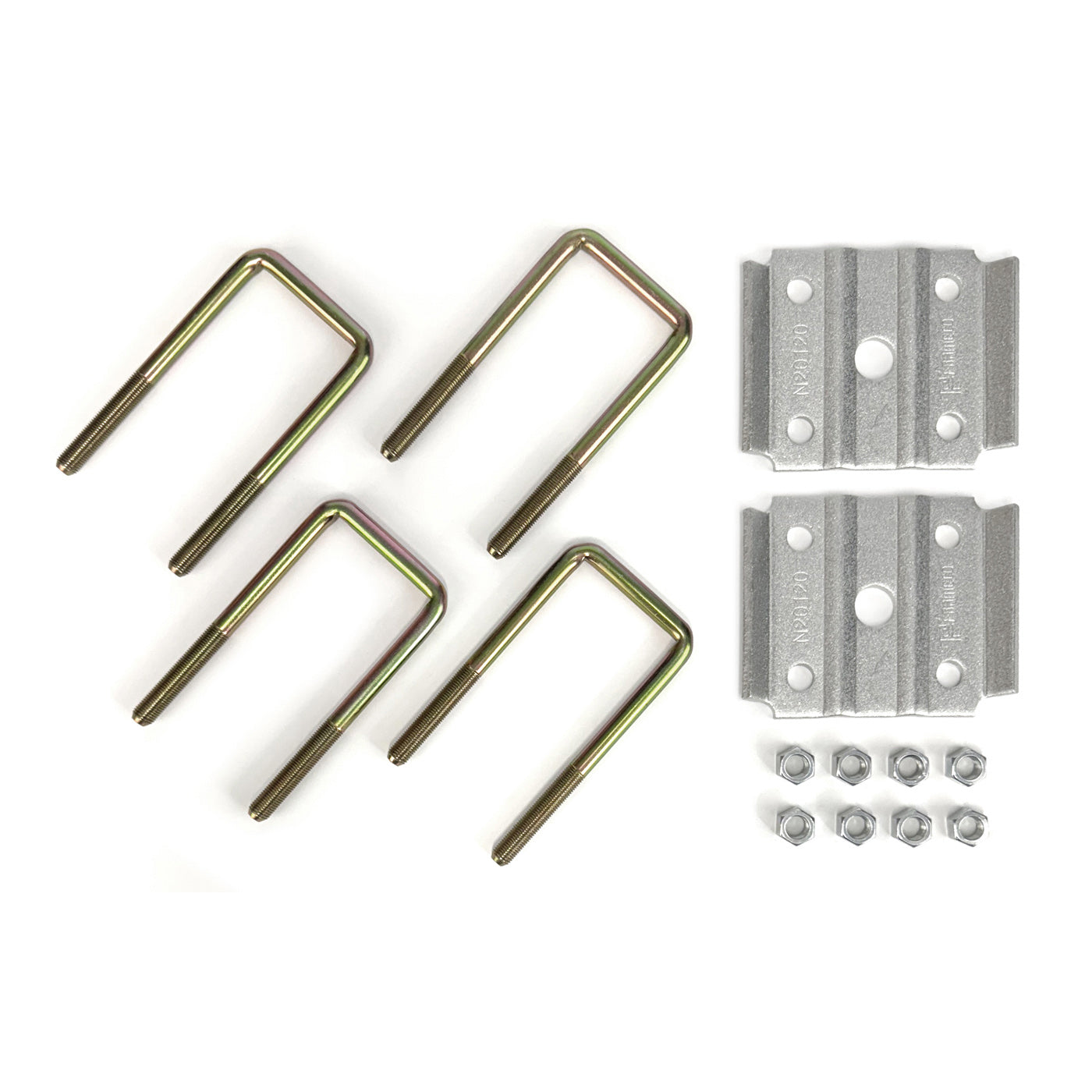 Ensemble de fixation de ressort 1 3/4" pour essieu 2K pour tube carré (en boîte) FRAMECO - RecreaShop