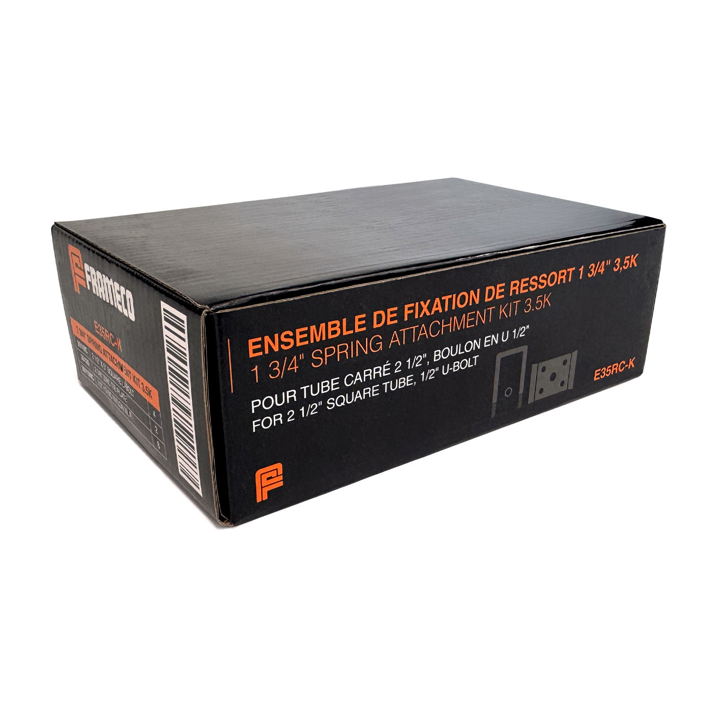 Ensemble de fixation de ressort 1 3/4" pour essieu 3,5K (en boîte) FRAMECO - RecreaShop
