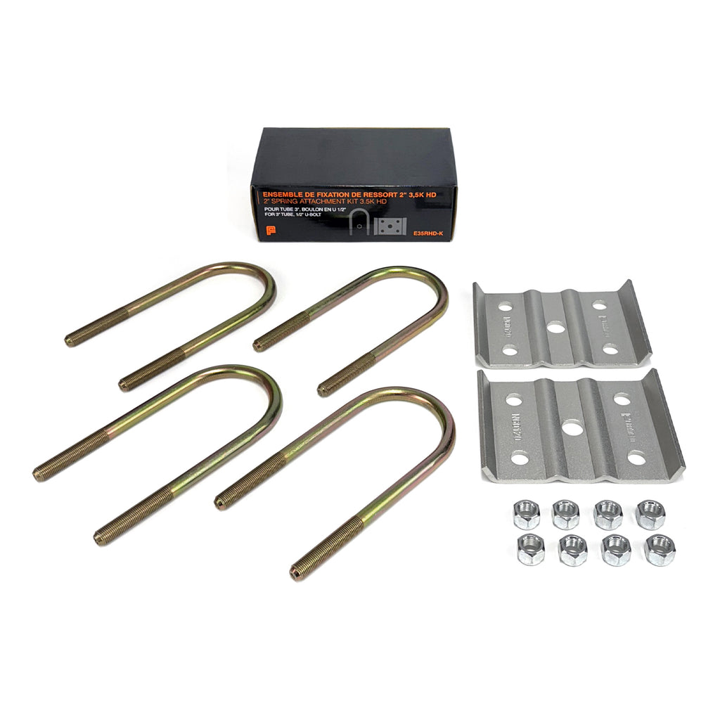 Ensemble de fixation de ressort 2" pour essieu 3,5K HD (en boîte) FRAMECO - RecreaShop