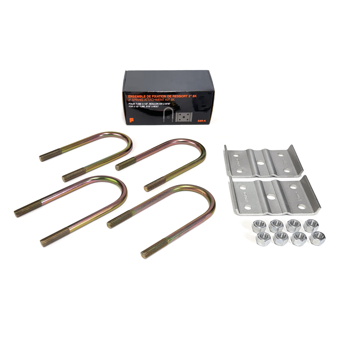 Ensemble de fixation de ressort 2" pour essieu 8K (en boîte) FRAMECO - RecreaShop