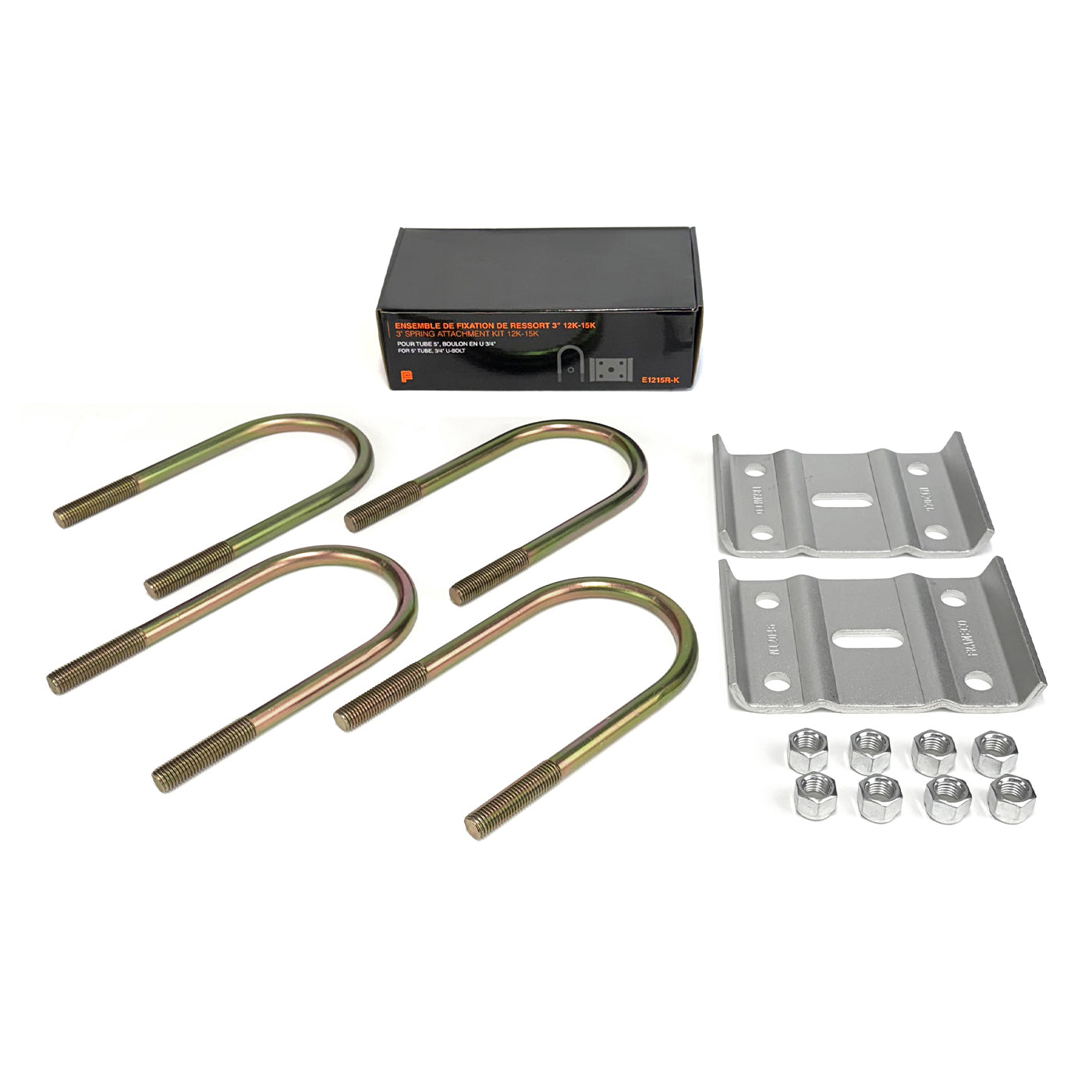 Ensemble de fixation de ressort 3" pour essieu 12K-16K (en boîte) FRAMECO - RecreaShop