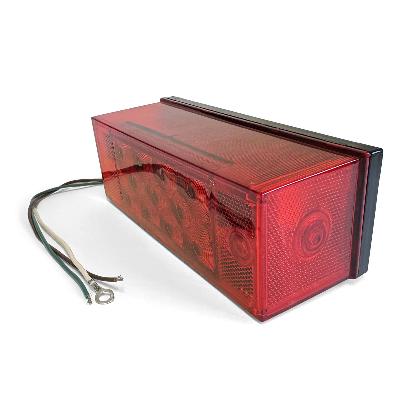 Lumière de position LED droit 8" x 2 3/4" rouge pour véhicule récréatif - RecreaShop