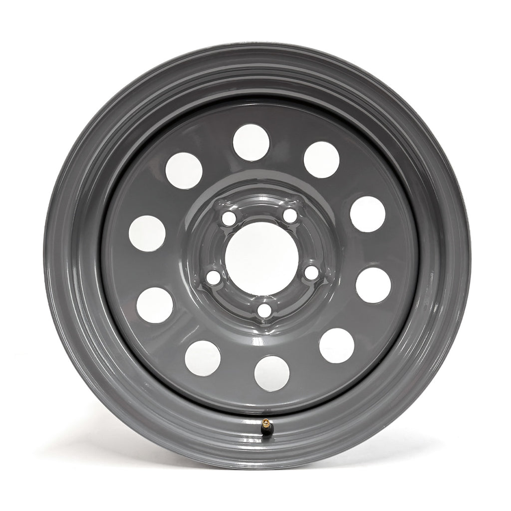 Jante 15" x 6" 5 trous 2200 lbs modulaire grise - RecreaShop
