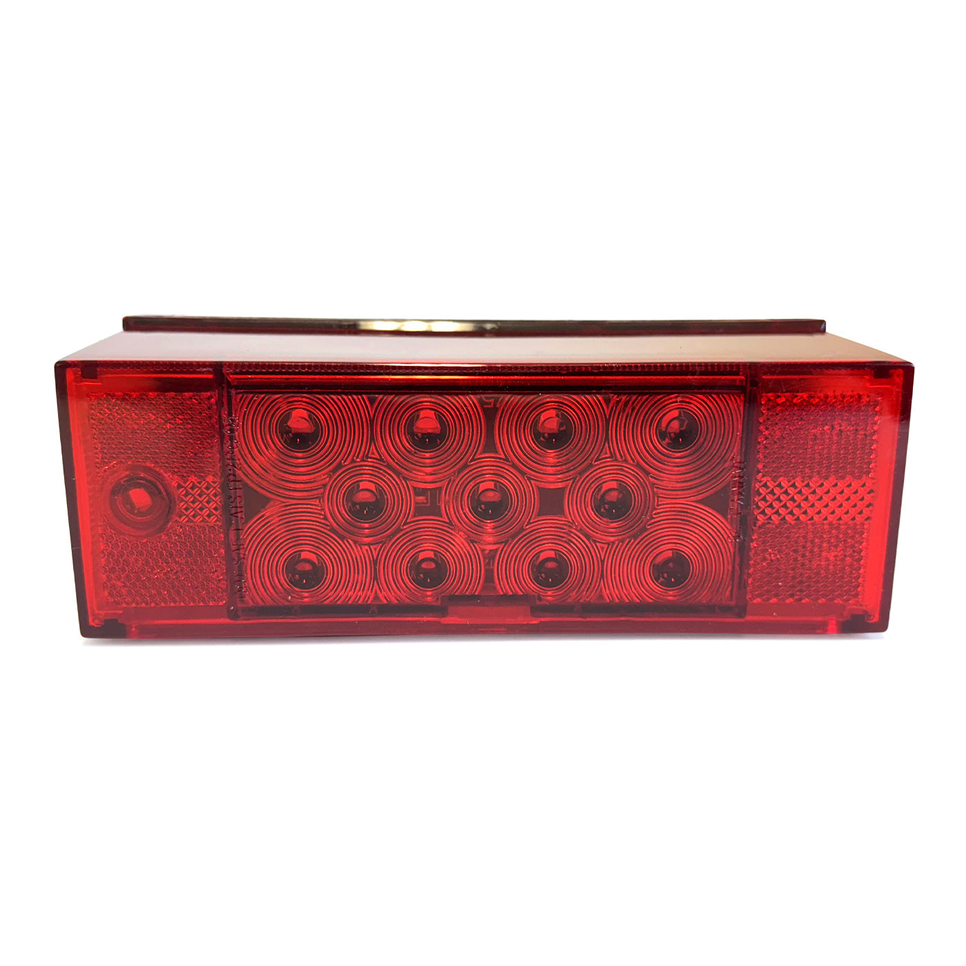 Lumière de position LED gauche 8" x 2 3/4" rouge pour véhicule récréatif - RecreaShop