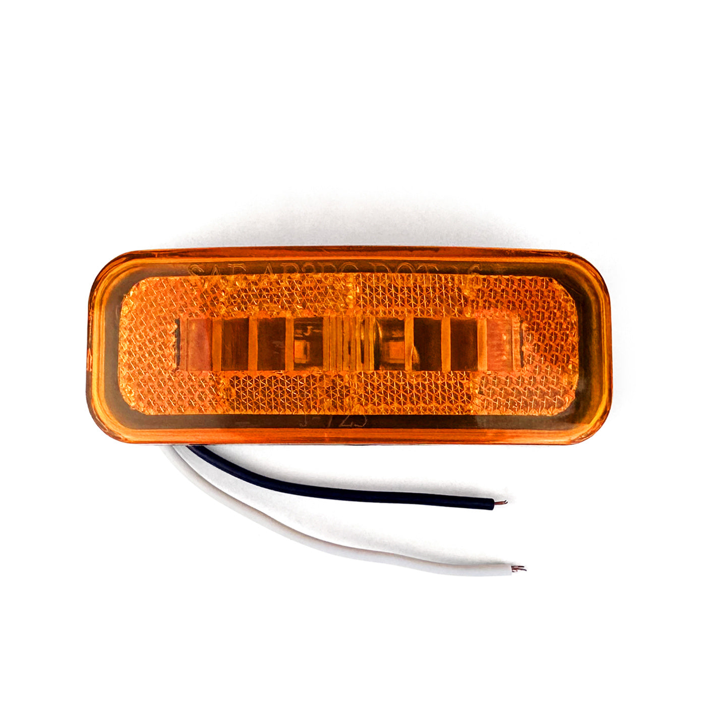 Lumière de gabarit LED 4" x 1 1/2" ambre 2 diodes (sans support) - RecreaShop
