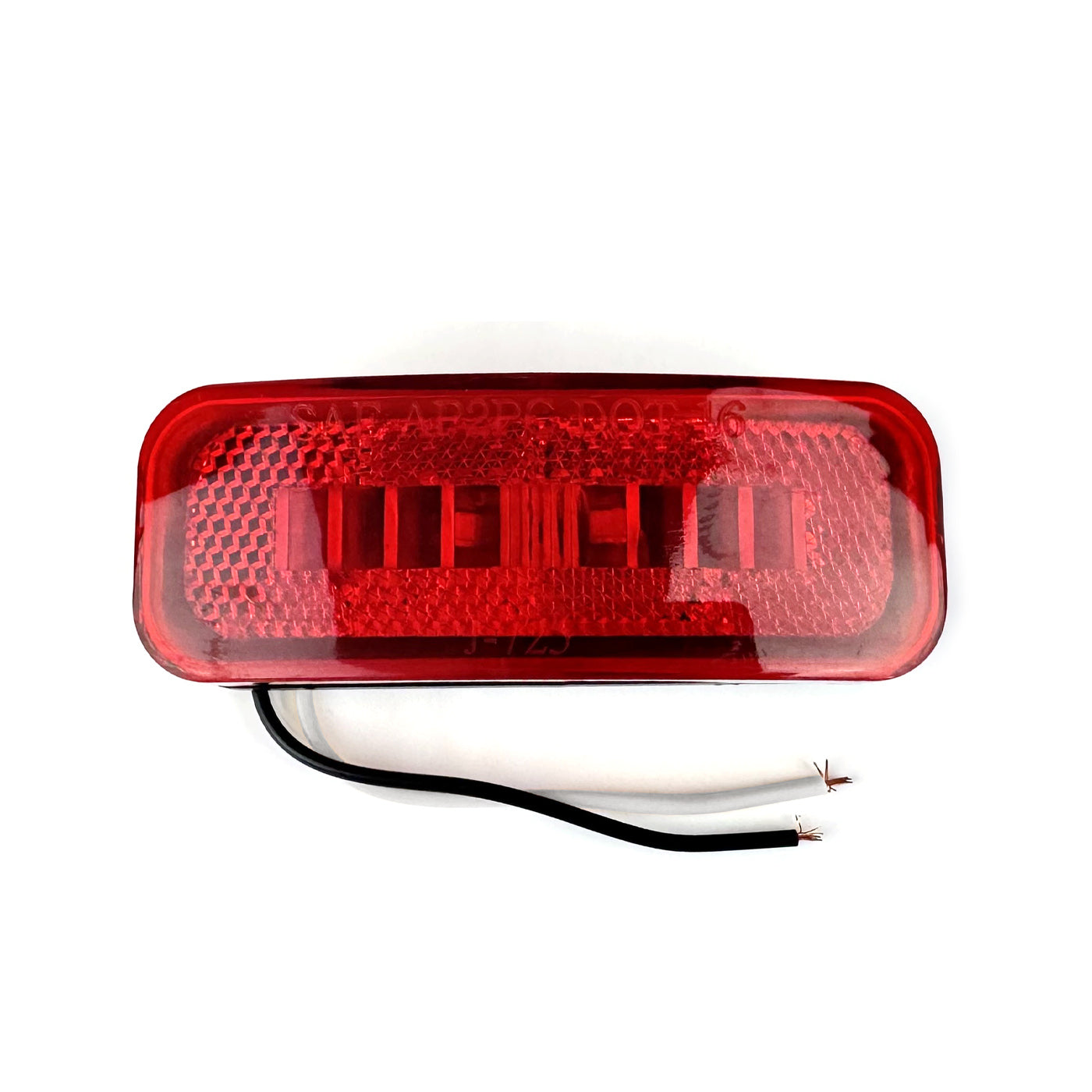 Lumière de gabarit LED 4" x 1 1/2" rouge 2 diodes (sans support) - RecreaShop