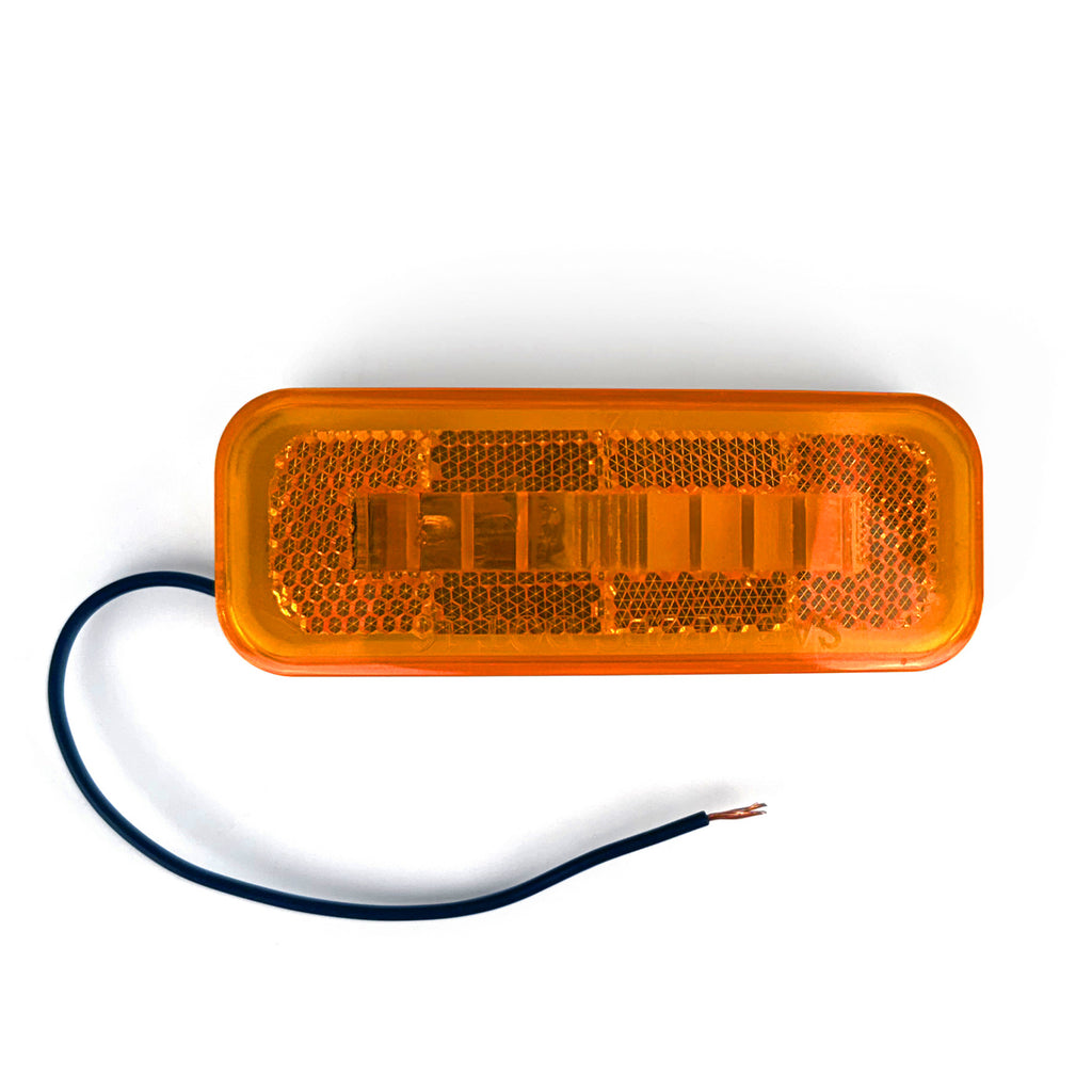 Lumière de gabarit inc. 4" x 1 1/2" ambre (sans support) - RecreaShop