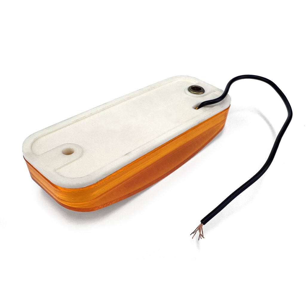 Lumière de gabarit inc. 4" x 1 1/2" ambre (sans support) - RecreaShop