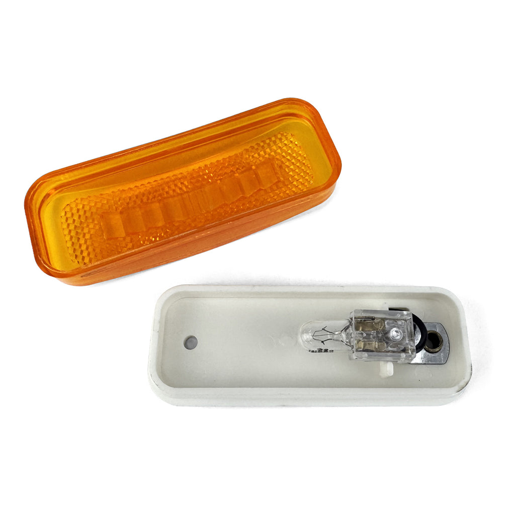 Lumière de gabarit inc. 4" x 1 1/2" ambre (sans support) - RecreaShop