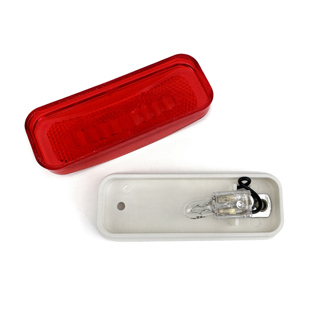 Lumière de gabarit inc. 4" x 1 1/2" rouge (sans support) - RecreaShop