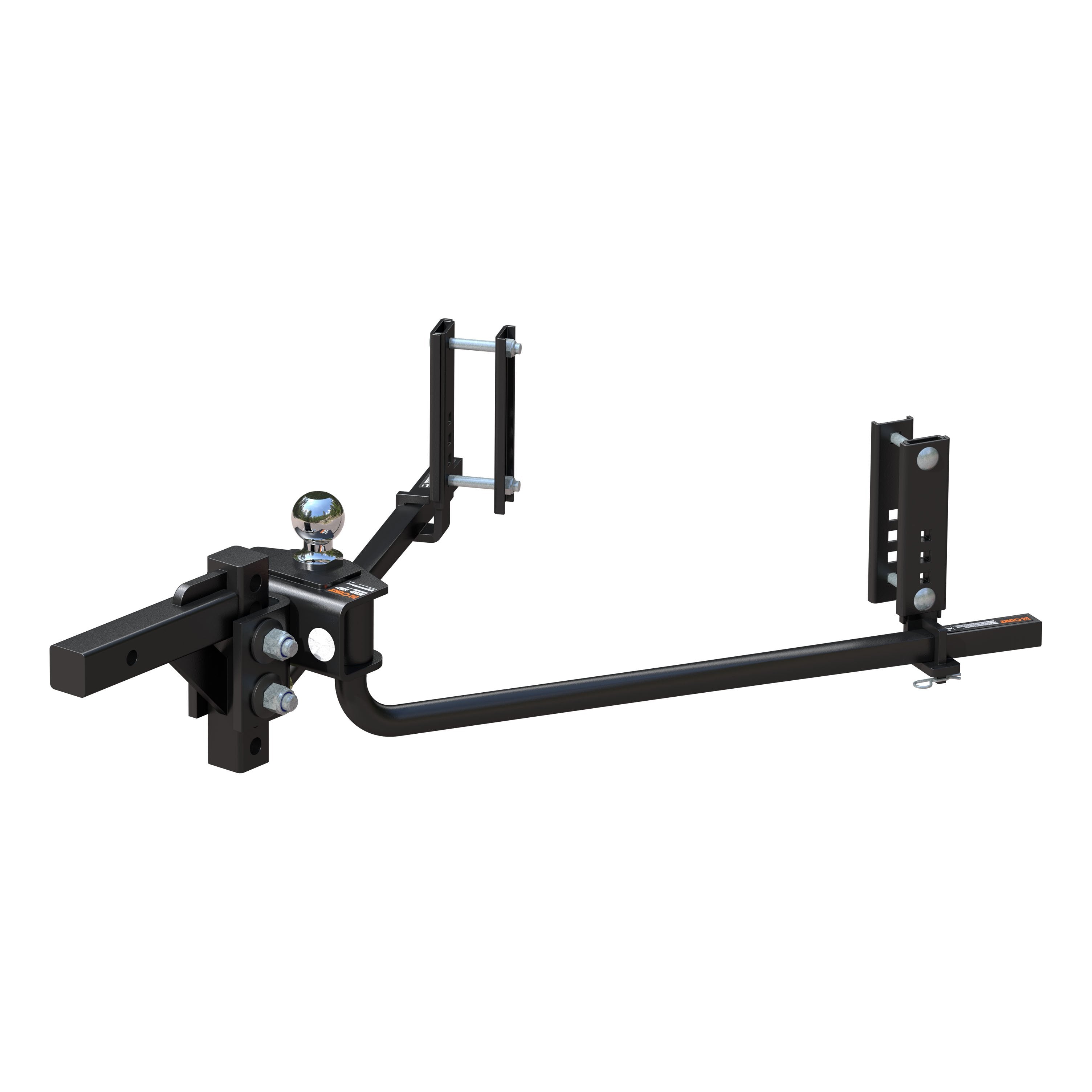 TruTrack 2P Round Bar Weight Distribution Hitch with 2x Sway Control, 5-8K - Récréashop