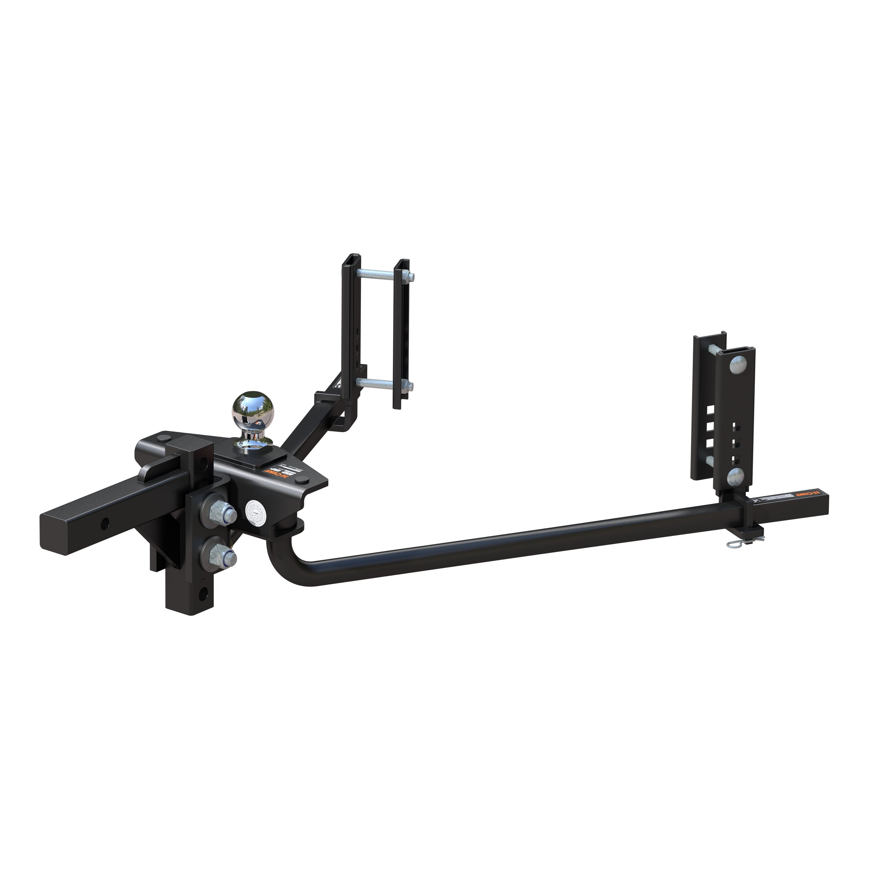 TruTrack 2P Round Bar Weight Distribution Hitch with 2x Sway Control, 8-10K - Récréashop