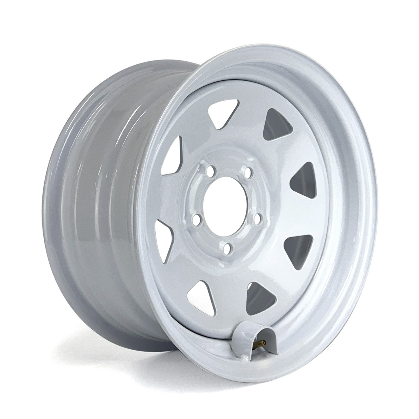 Jante 15" x 6" 5 trous 2200 lbs rally et protège-valve - RecreaShop