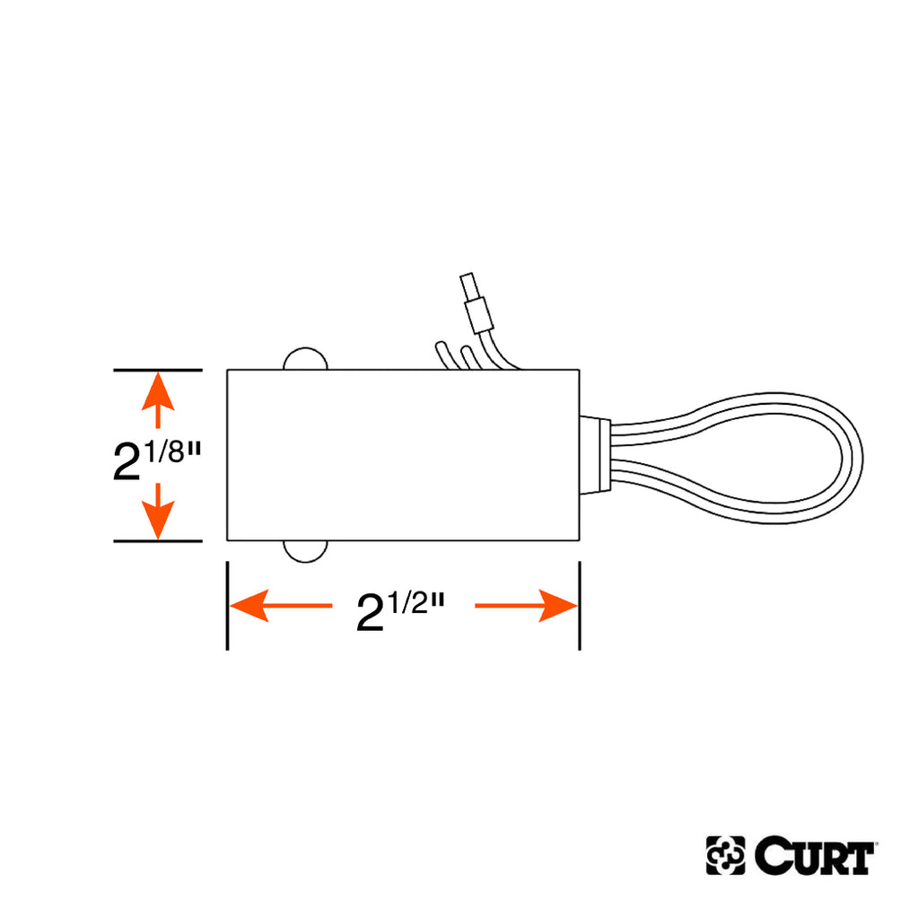 Chargeur de batterie de frein d'urgence 12 V CURT - RecreaShop