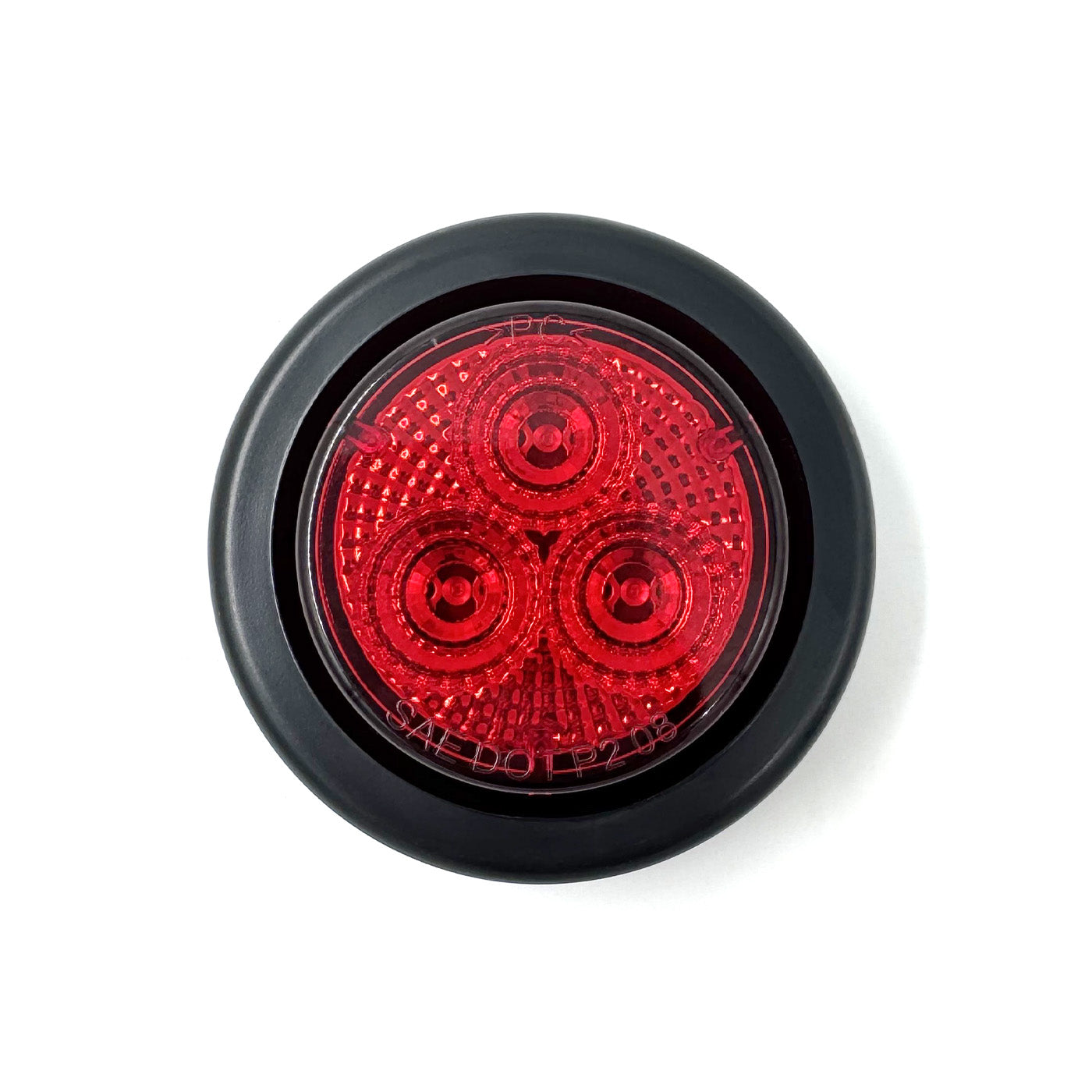 Lumière de gabarit LED 2" rouge 3 diodes avec réflecteur - RecreaShop