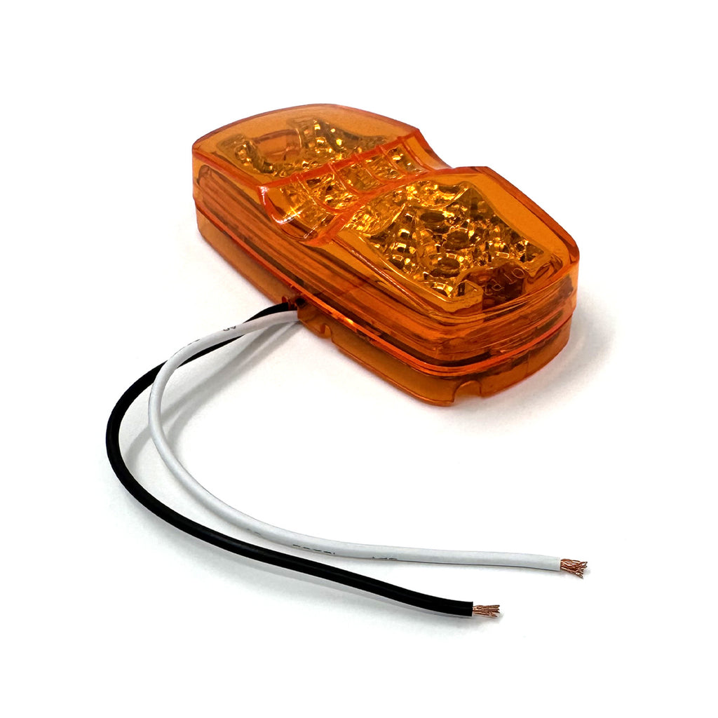 Lumière de gabarit LED 4" x 2" ambre 12 diodes - RecreaShop