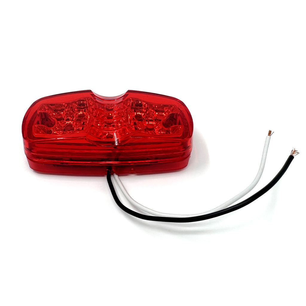 Lumière de gabarit LED 4" x 2" rouge 12 diodes - RecreaShop