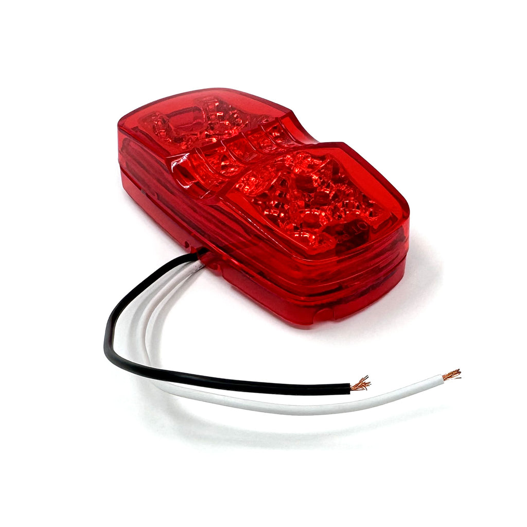 Lumière de gabarit LED 4" x 2" rouge 12 diodes - RecreaShop