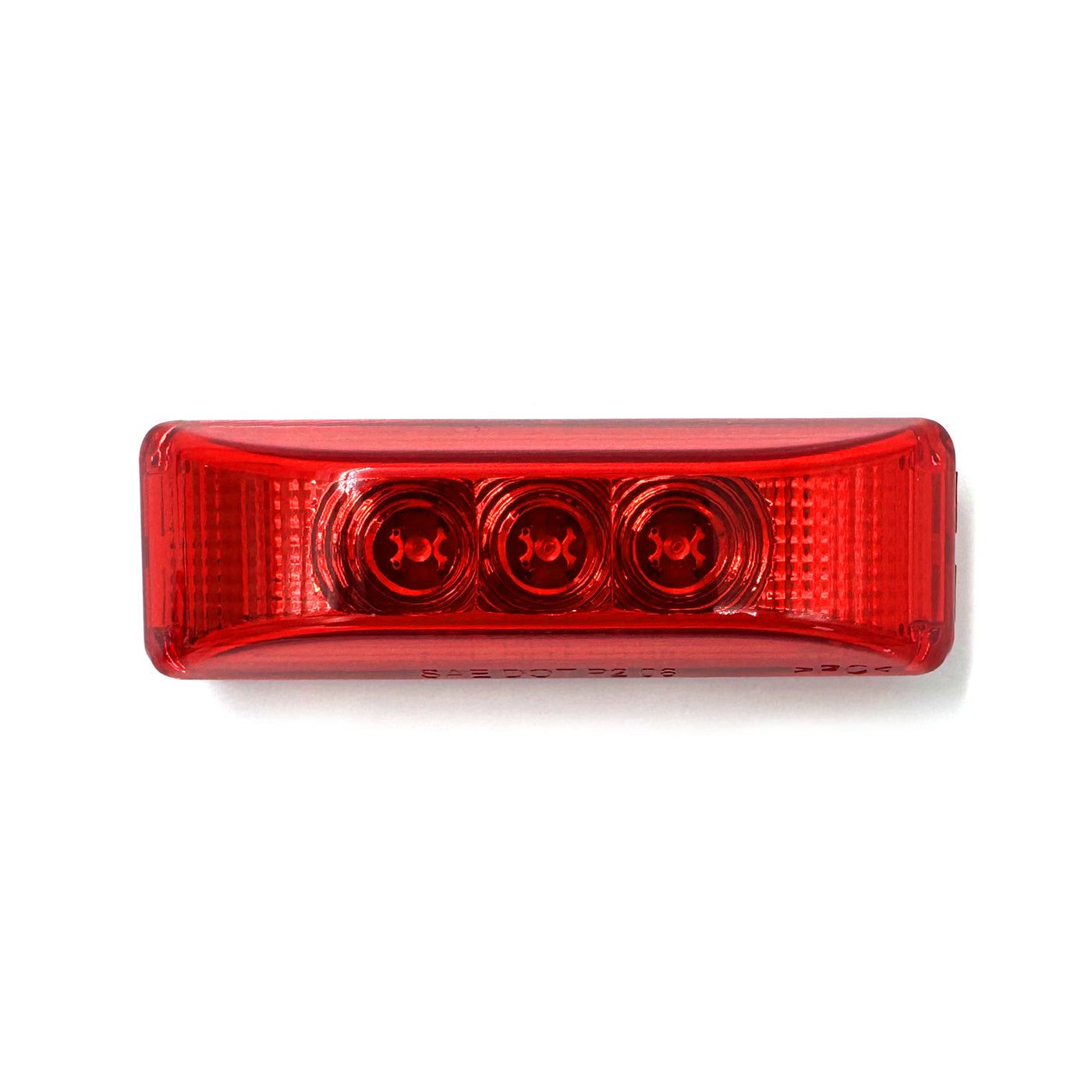 Lumière de gabarit LED 4" x 1" rouge 3 diodes - RecreaShop