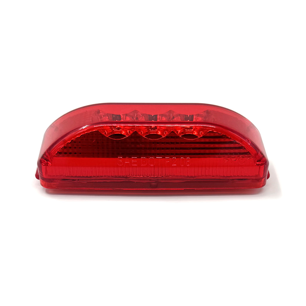Lumière de gabarit LED 4" x 1" rouge 3 diodes - RecreaShop