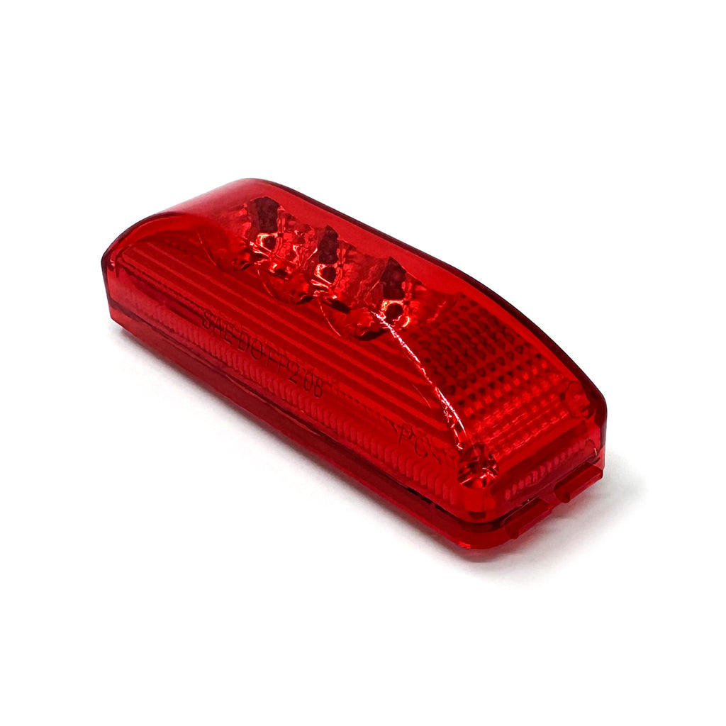 Lumière de gabarit LED 4" x 1" rouge 3 diodes - RecreaShop