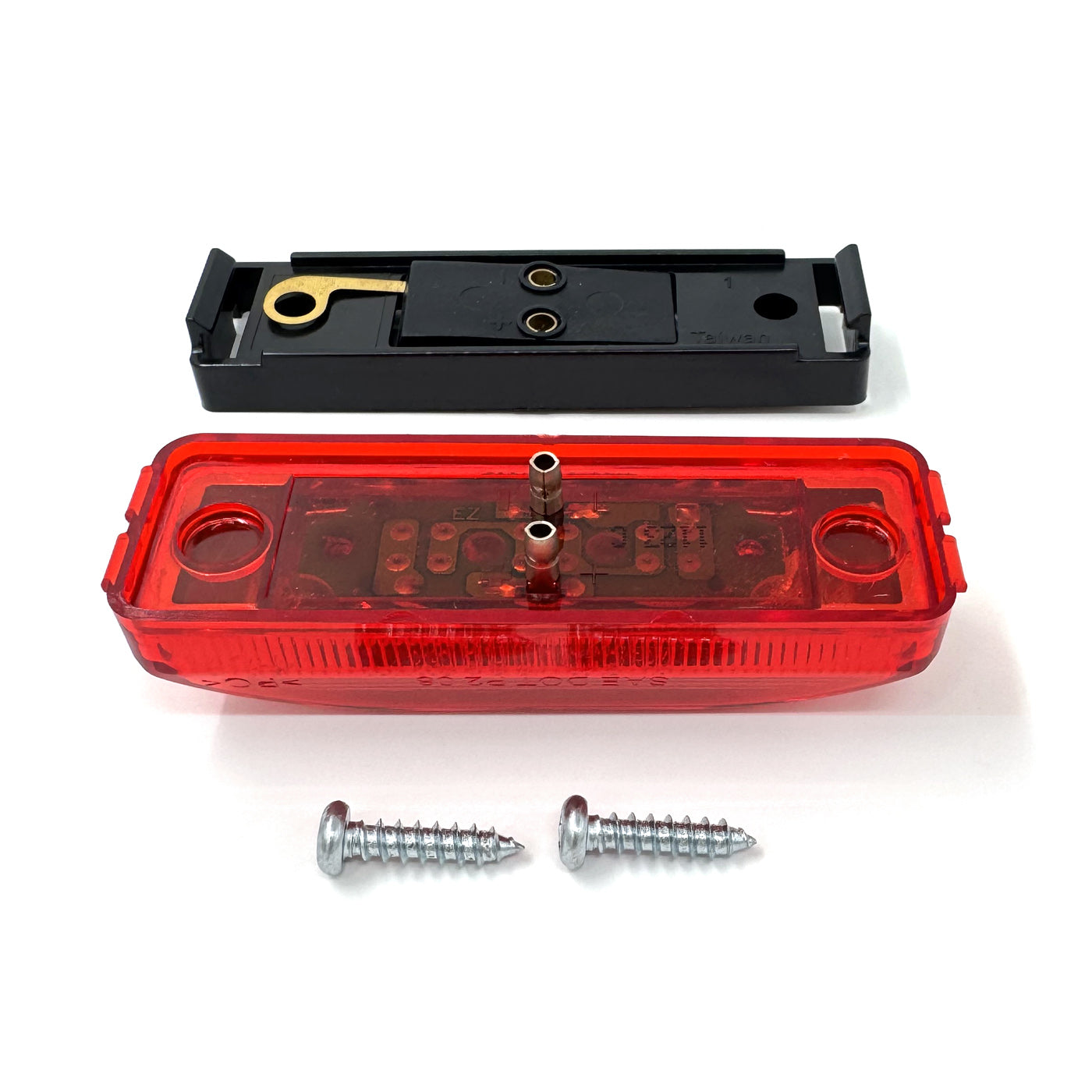 Lumière de gabarit LED 4" x 1" rouge 3 diodes - RecreaShop