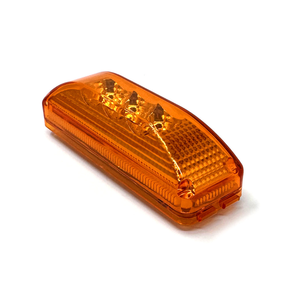 Lumière de gabarit LED 4" x 1" ambre 3 diodes - RecreaShop