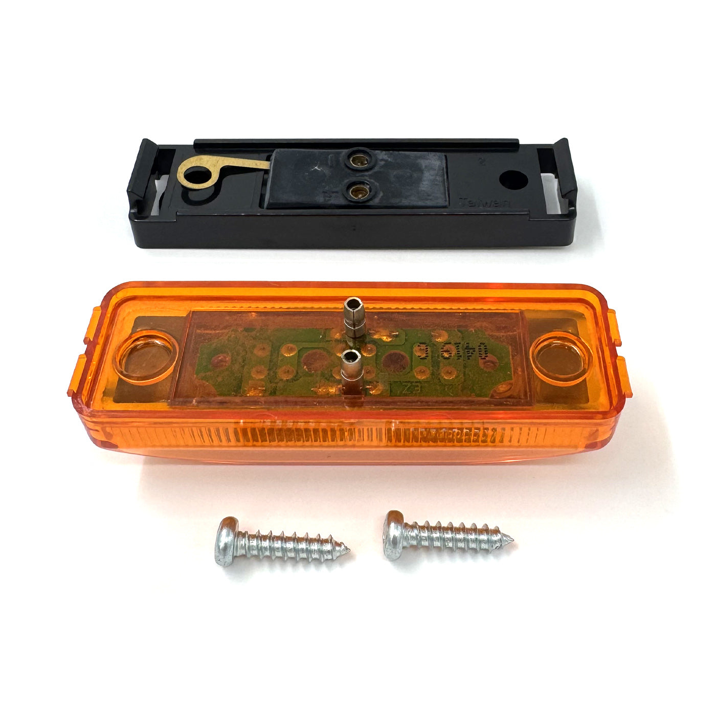Lumière de gabarit LED 4" x 1" ambre 3 diodes - RecreaShop