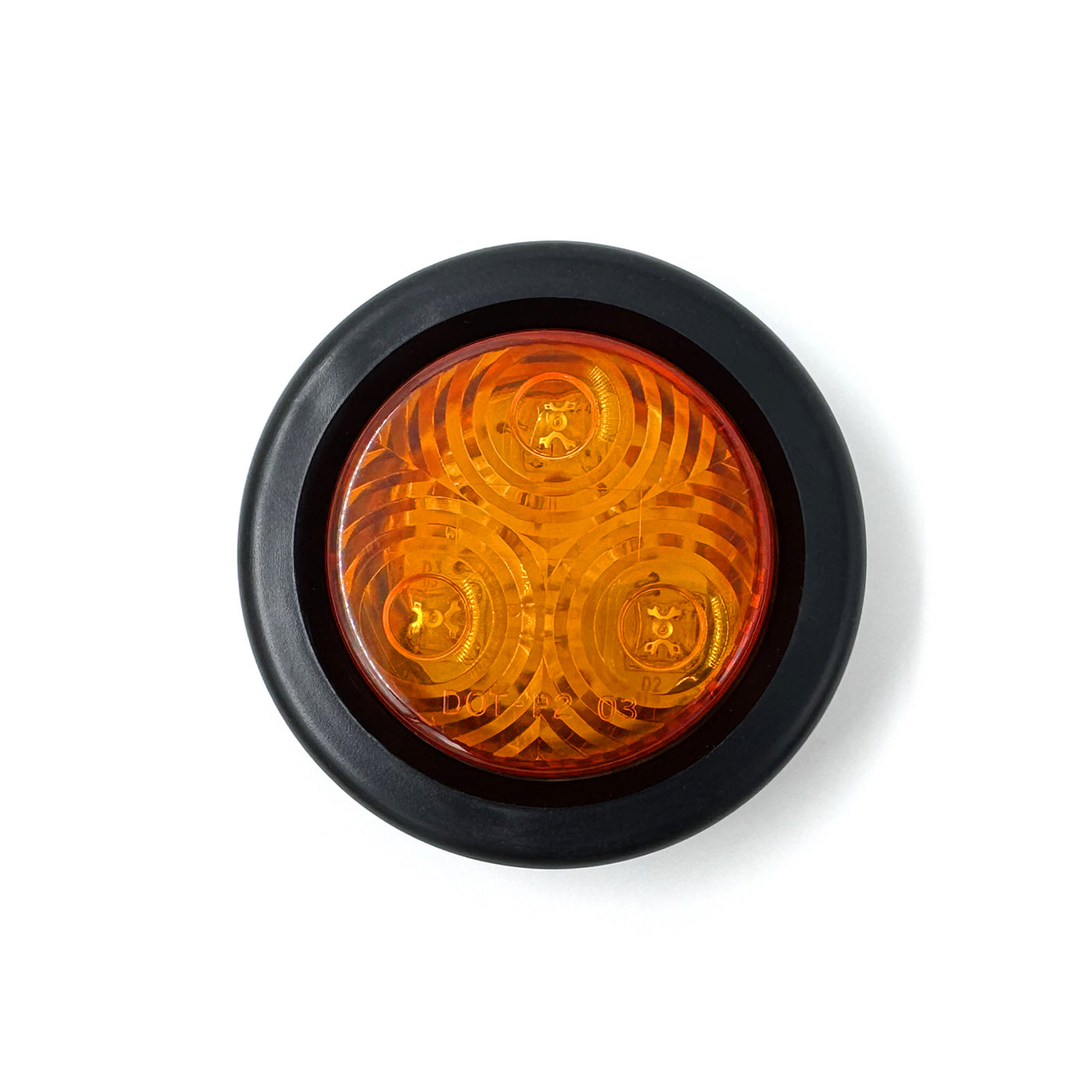 Lumière de gabarit LED 2" ambre 3 diodes - RecreaShop