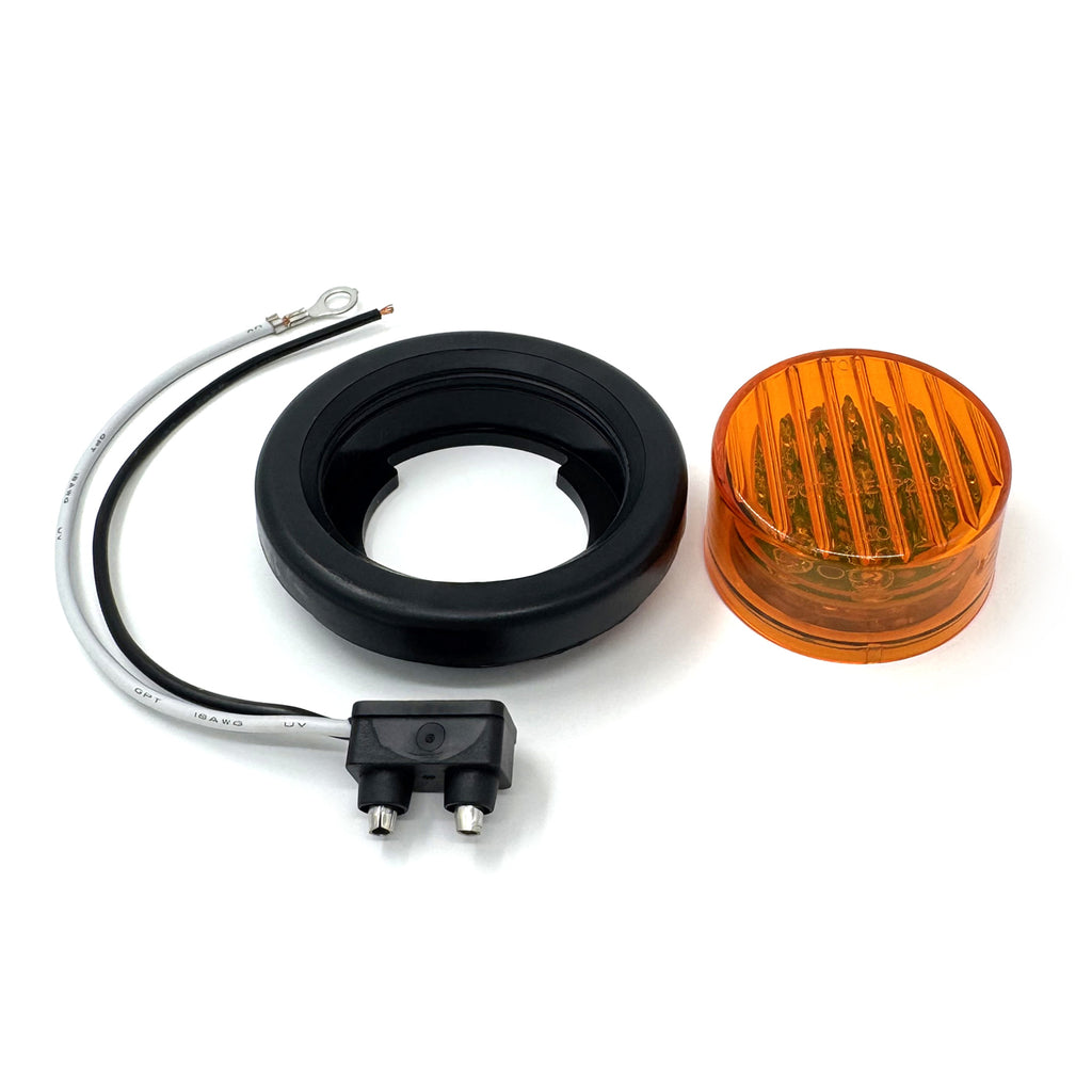 Lumière de gabarit LED 2" ambre 9 diodes - RecreaShop