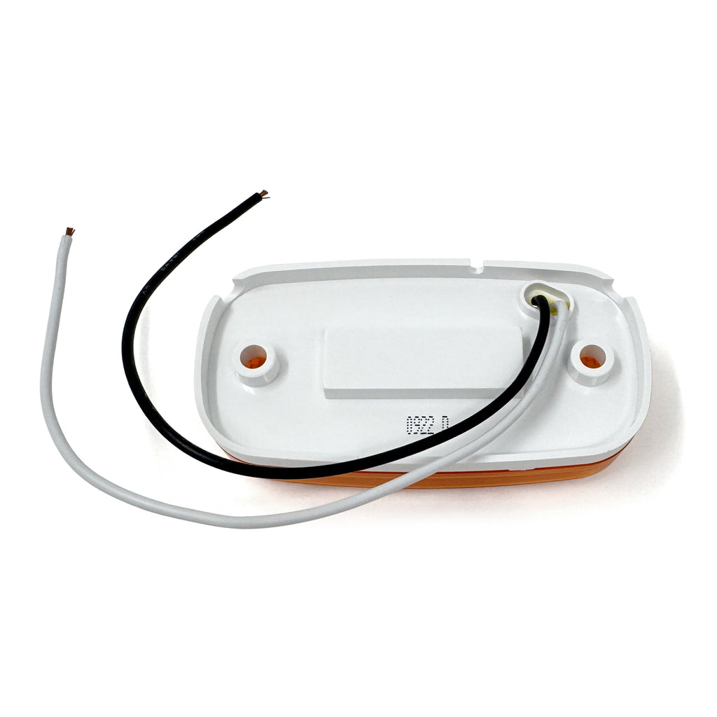 Lumière de gabarit LED 4" x 2" ambre 6 diodes avec réflecteur - RecreaShop