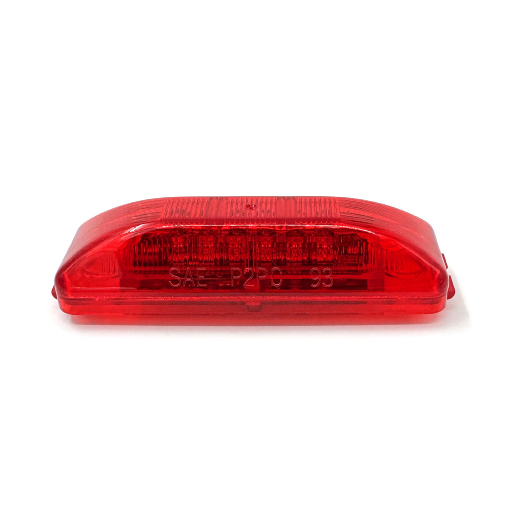 Lumière de gabarit LED 4" x 1" rouge 12 diodes - RecreaShop