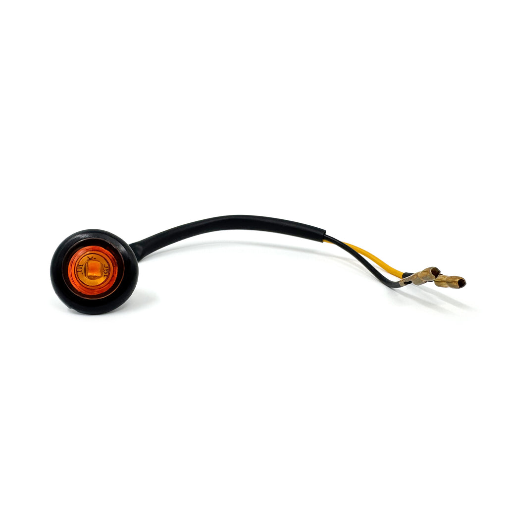 Lumière de gabarit LED 3/4" ambre à clip (fils gainés) - RecreaShop