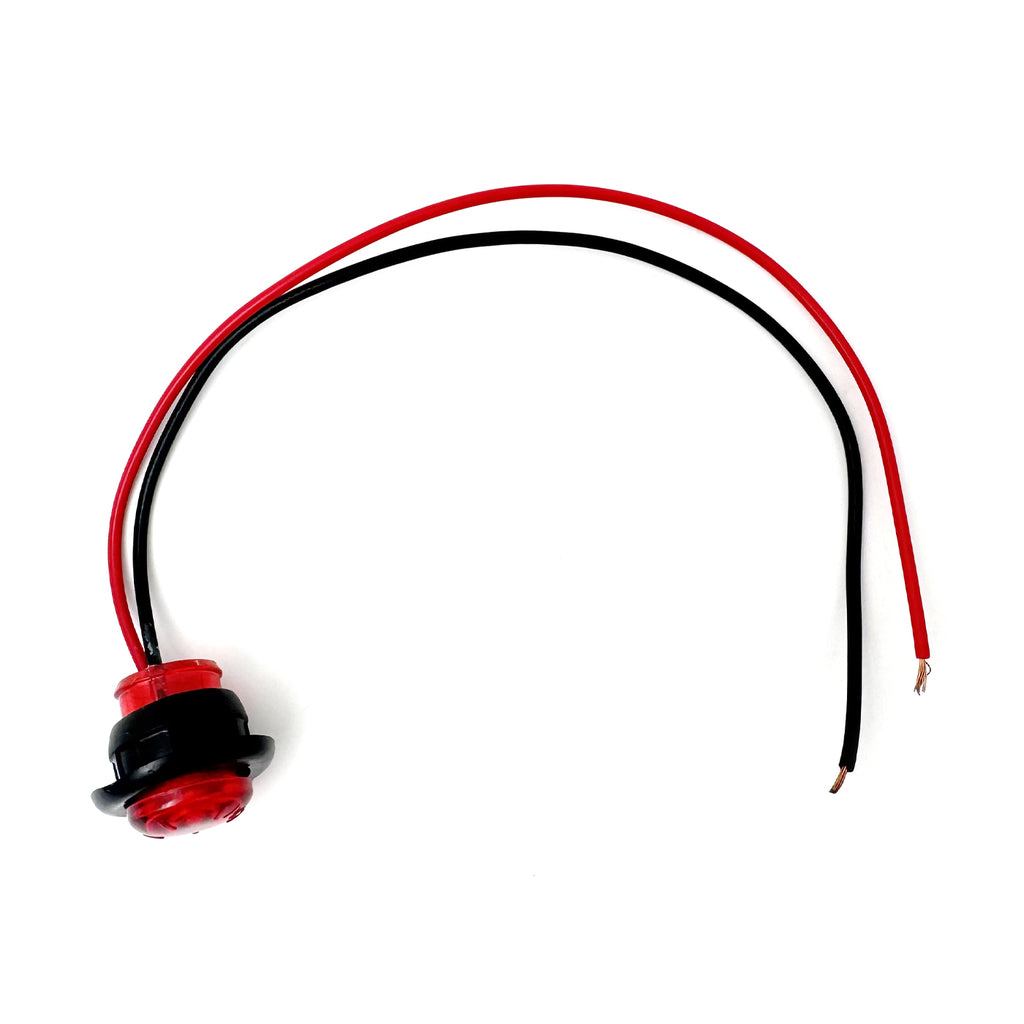 Lumière de gabarit LED 3/4" rouge à clip - RecreaShop