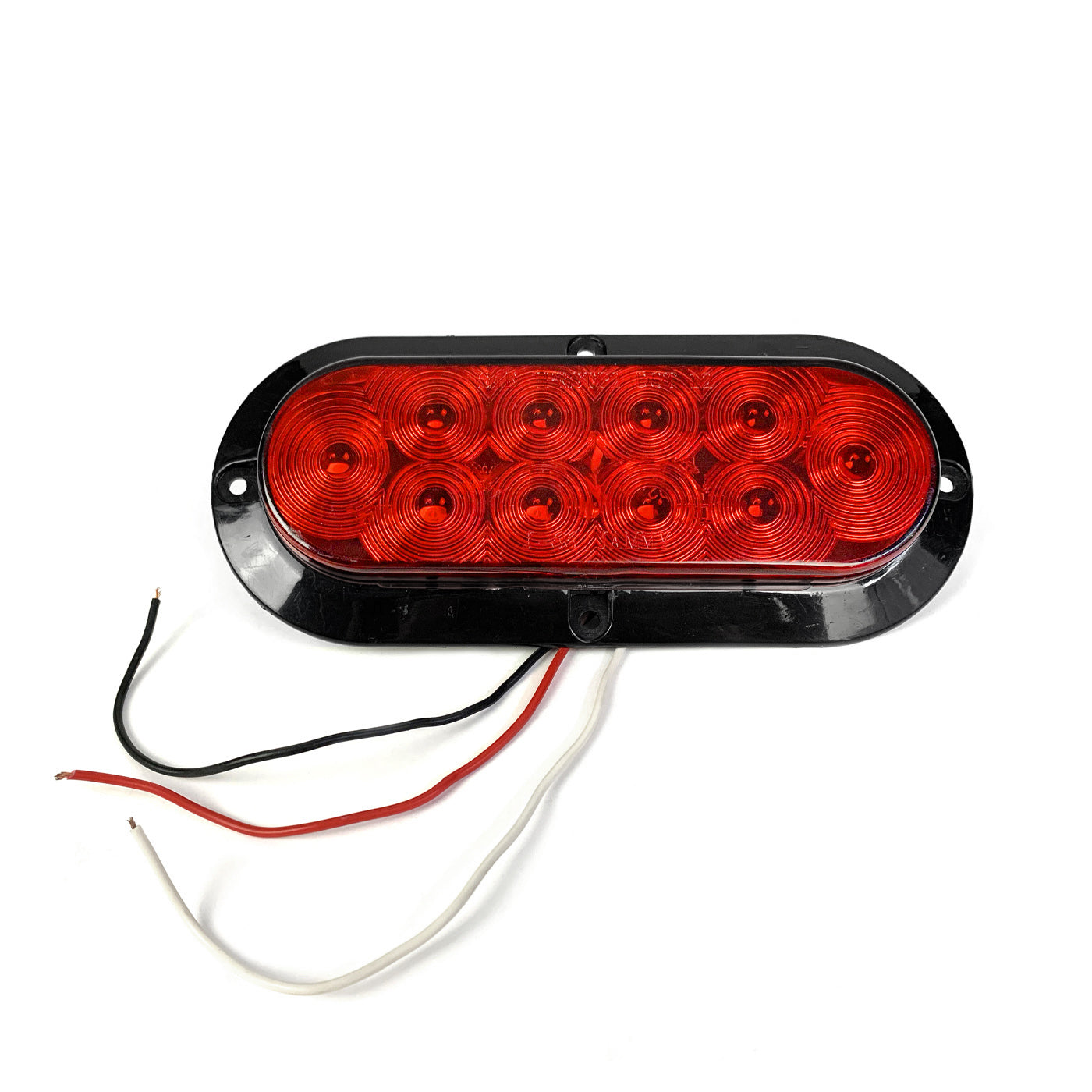 Lumière de position LED 6 1/2" x 2 1/4" rouge 10 diodes flange - RecreaShop