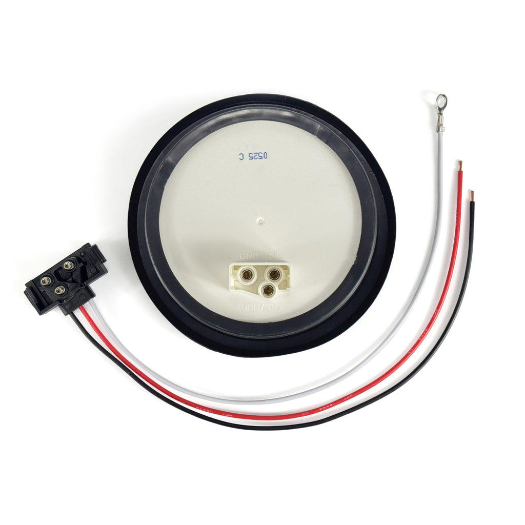 Lumière de position LED 4" rouge 10 diodes (connexion 90°) - RecreaShop